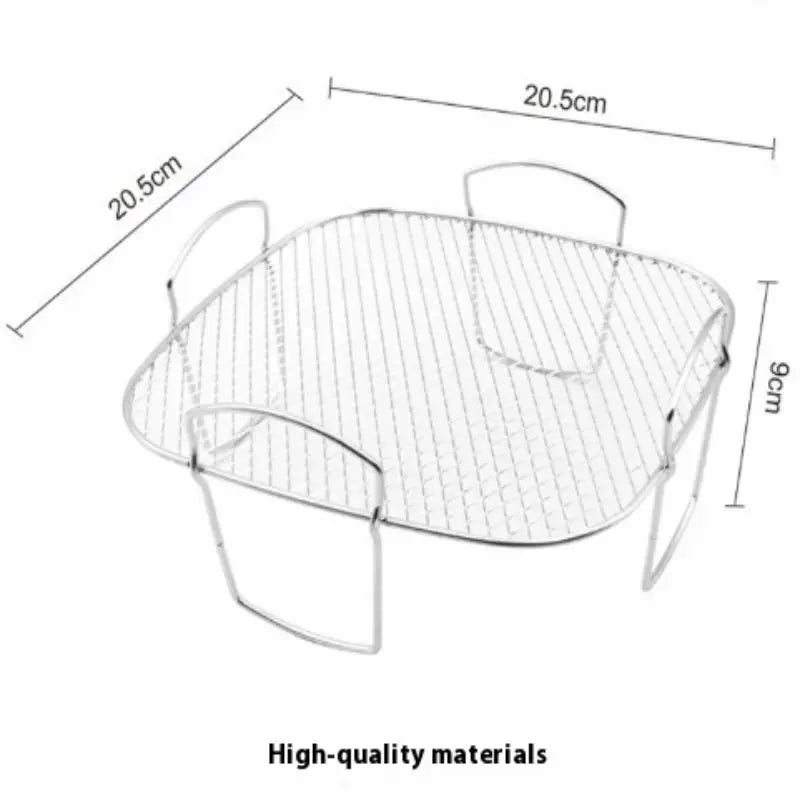 Grille de cuisson empilable en acier inoxydable pour Air Fryer